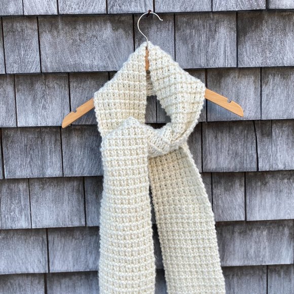 Women's Scarf, Off White Color, Christmas Gift NWT - Picture 2 of 5